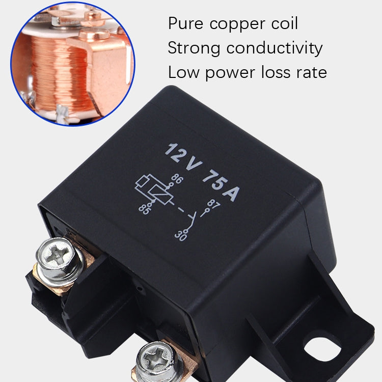 75A 12V24V 033200250 Forklift Relay Excavator Start Relay, Rated voltage: 12V - Relays by PMC Jewellery | Online Shopping South Africa | PMC Jewellery | Buy Now Pay Later Mobicred