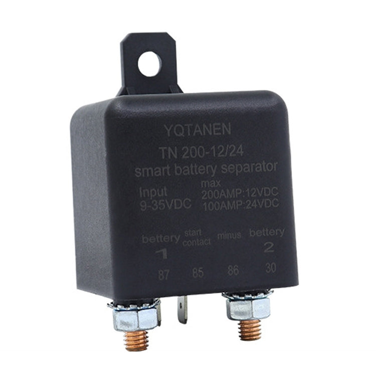 YQTANEN Small Volume Wide Voltage Dual Battery Isolator, Current: 200A - Relays by PMC Jewellery | Online Shopping South Africa | PMC Jewellery | Buy Now Pay Later Mobicred