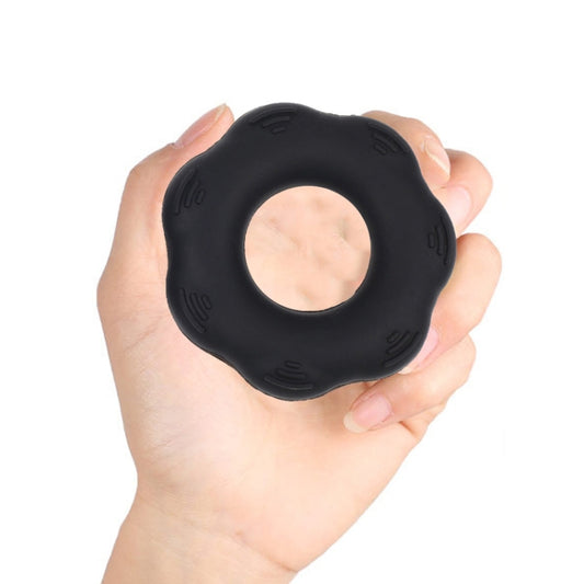 Hand Exercise Massage Bump Gear Type Silicone Grip Ring, Style: 50LB (Black) - Fitness Equipments by PMC Jewellery | Online Shopping South Africa | PMC Jewellery | Buy Now Pay Later Mobicred