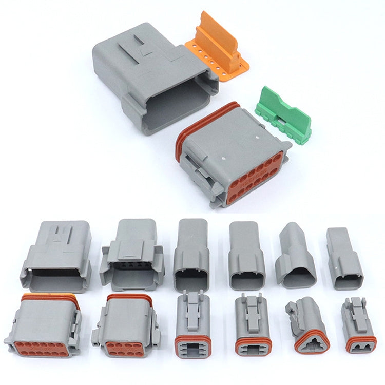 2 PCS DT04-4P / DT06-4S With Copper Car Waterproof Connector Conductive Connection Terminal - free shipping - PMC TechLife - Order now!