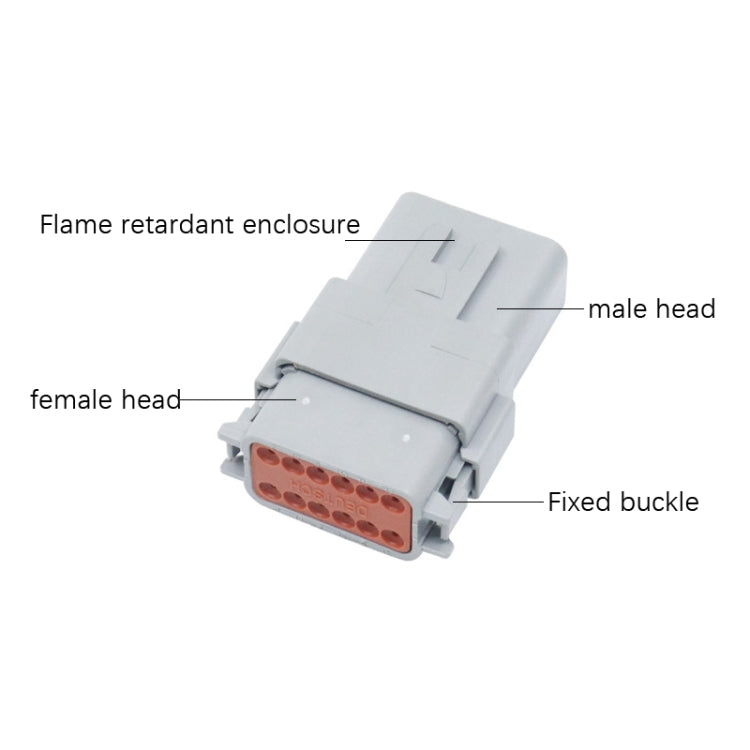 2 PCS DT04-4P / DT06-4S With Copper Car Waterproof Connector Conductive Connection Terminal - free shipping - PMC TechLife - Order now!