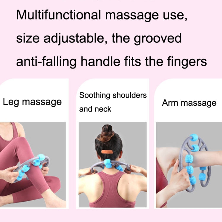 Eight Round Yoga Training Roller Ring-Shaped Leg Massager(Purple) - free shipping - PMC TechLife - Order now!