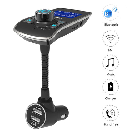 Car Bluetooth Receiver Free Call Call Display FM Transmitter Dual USB Car Charger - Bluetooth Car Kits by PMC Jewellery | Online Shopping South Africa | PMC Jewellery | Buy Now Pay Later Mobicred