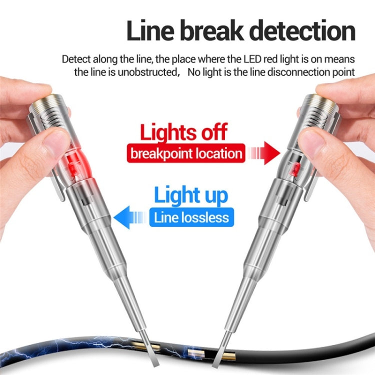 ANENG Multi-Function Induction High-Brightness Transparent Test Pen Screwdriver(B09) - Voltage Detector by ANENG | Online Shopping South Africa | PMC TechLife
