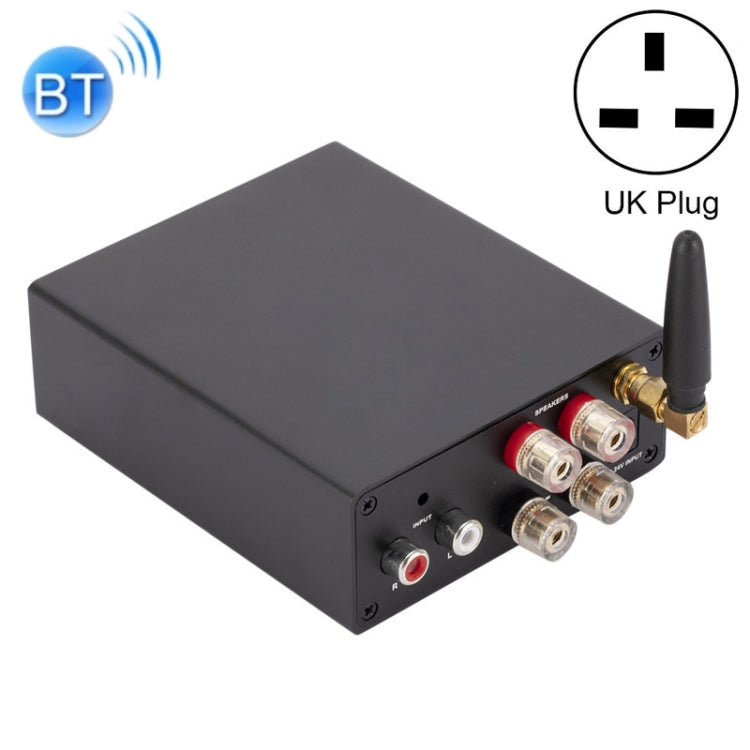 Bluetooth 5.0 Hi-Fi Stereo Audio Digital Power Amplifier(UK Plug) - Amplifier by PMC Jewellery | Online Shopping South Africa | PMC Jewellery | Buy Now Pay Later Mobicred