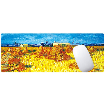 400x900x5mm Locked Am002 Large Oil Painting Desk Rubber Mouse Pad(Wheat Field) - Mouse Pads by PMC Jewellery | Online Shopping South Africa | PMC Jewellery | Buy Now Pay Later Mobicred