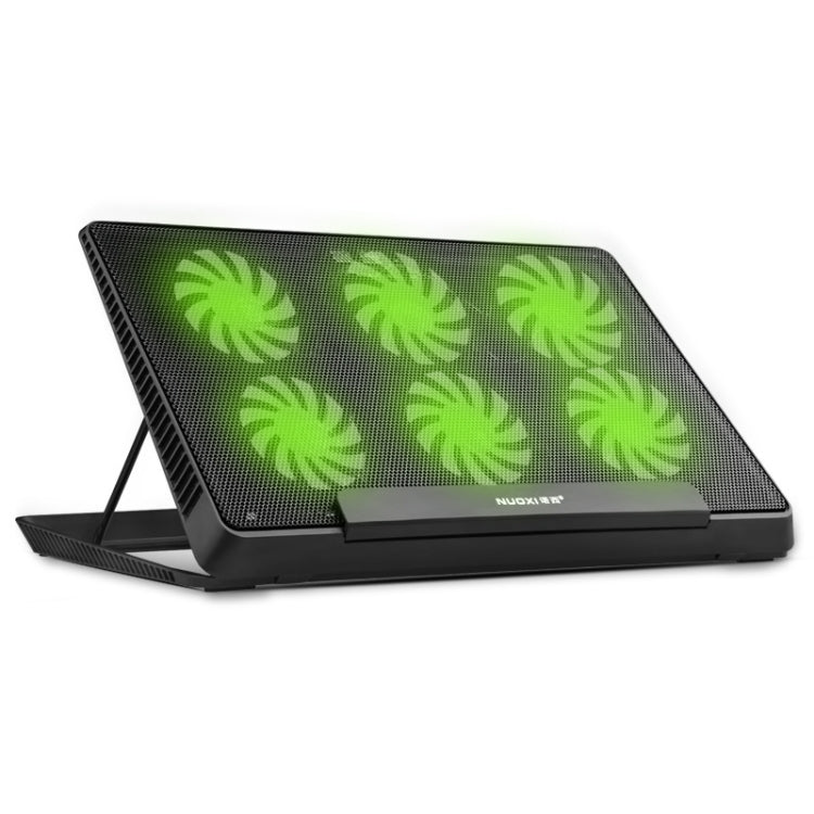 NUOXI H8 Metal Mesh Laptop Cooling Base(Black) - Cooling Pads by NUOXI | Online Shopping South Africa | PMC Jewellery | Buy Now Pay Later Mobicred