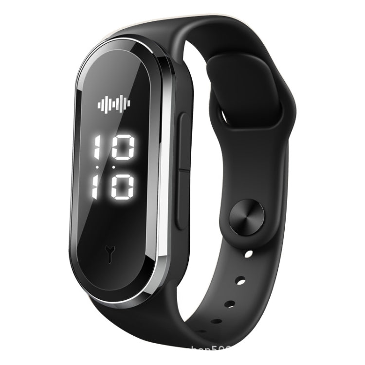 M21  Ultrasonic Mosquito Repellent Bracelet with Step Counter & Clock & Temperature Function(Black) - Repellent Wristband by PMC TechLife | Online Shopping South Africa | PMC TechLife | Buy Now Pay Later Mobicred