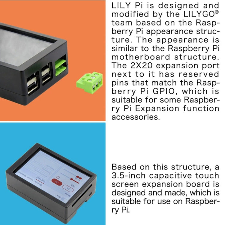 Lily Pi ESP32 Chip WiFi Bluetooth 3.5 Inch Capacitive Touch Screen 5V Relay USB Expansion Port(USB To TTL) - LCD & LED Display Module by LILY Pi | Online Shopping South Africa | PMC Jewellery | Buy Now Pay Later Mobicred