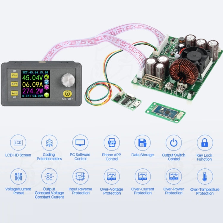 DPS5020 50V/20A CNC DC Adjustable Voltage Regulated Power Buck Module - Other Accessories by PMC TechLife | Online Shopping South Africa | PMC TechLife | Buy Now Pay Later Mobicred