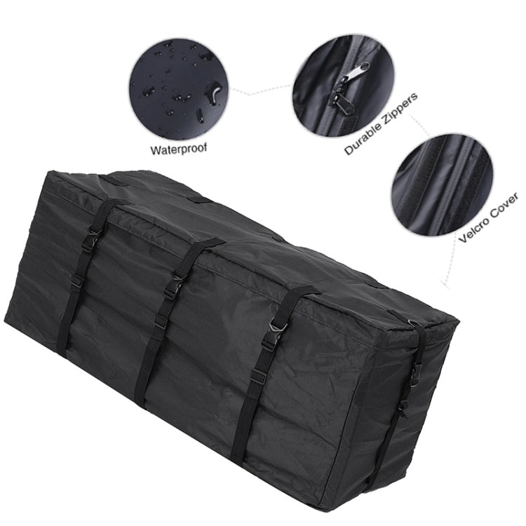 600D Waterproof Cloth Double Zipper 8 Buckle Roof Bag Luggage Bag,Style: Only Roof Bag - Roof Racks by PMC Jewellery | Online Shopping South Africa | PMC Jewellery | Buy Now Pay Later Mobicred