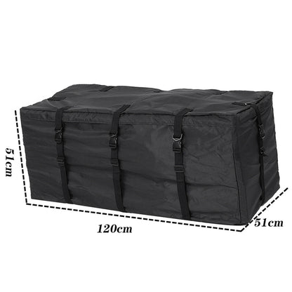 600D Waterproof Cloth Double Zipper 8 Buckle Roof Bag Luggage Bag,Style: Only Roof Bag - Roof Racks by PMC Jewellery | Online Shopping South Africa | PMC Jewellery | Buy Now Pay Later Mobicred