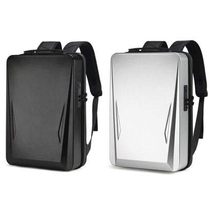 Men PC Hard Shell Gaming Computer Backpack For 15.6-17.3 Inch(Silver) - Backpack by PMC Jewellery | Online Shopping South Africa | PMC Jewellery | Buy Now Pay Later Mobicred