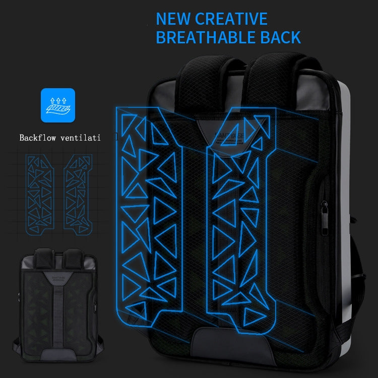 PC Hard Shell Computer Bag Gaming Backpack For Men, Color: Double-layer Black - Backpack by PMC Jewellery | Online Shopping South Africa | PMC Jewellery | Buy Now Pay Later Mobicred