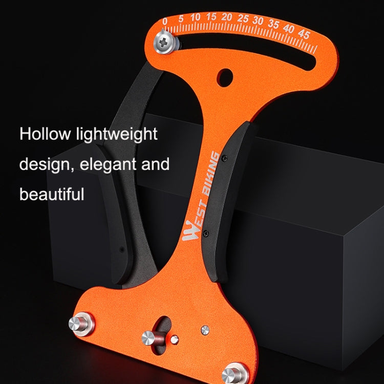 WEST BIKING Bicycle Spoke Tension Meter Rim Tensioner Calibrator(Orange) - Maintenance tools by WEST BIKING | Online Shopping South Africa | PMc TechLife | Buy Now Pay Later Mobicred