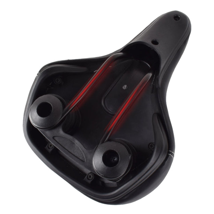 FMFXTR Mountain Bicycle Cushion Saddle Soft Wide Comfortable Spring Seat Cushion(Black) - Bicycle Saddle by FMFXTR | Online Shopping South Africa | PMc TechLife | Buy Now Pay Later Mobicred