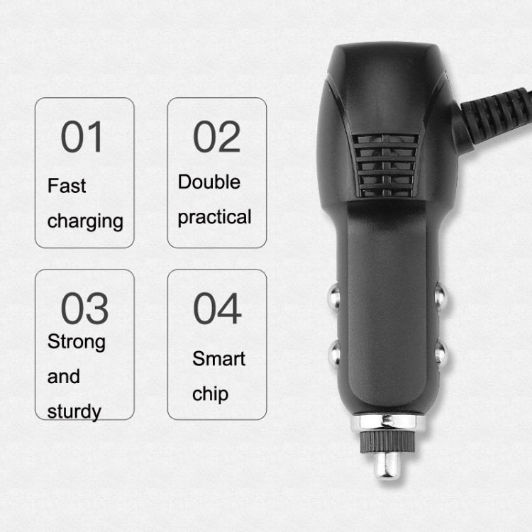 2 PCS Car Charger Driving Recorder Supply Line, Style: 1A+2A(Android Straight Head) - Cables & Connectors by PMC TechLife | Online Shopping South Africa | PMC TechLife | Buy Now Pay Later Mobicred