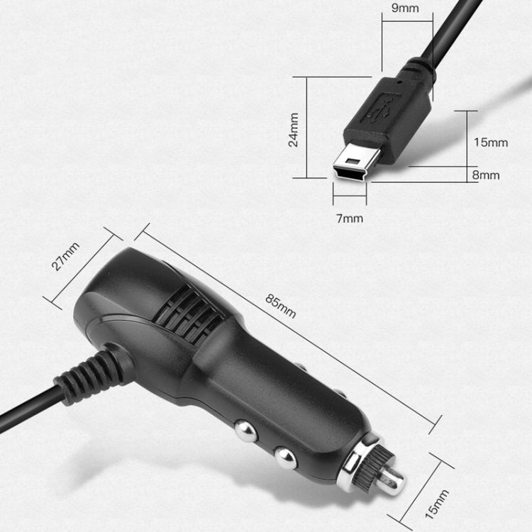 2 PCS Car Charger Fast Charge Driving Recorder Supply Line, Style: 1.5A+2.4A(Android Straight Head) - Cables & Connectors by PMC Jewellery | Online Shopping South Africa | PMC Jewellery | Buy Now Pay Later Mobicred