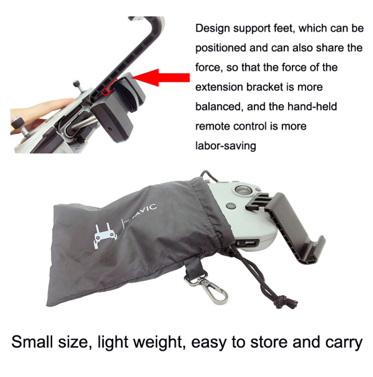 RC Tablet Extension Bracket For DJI Mavic 3 / Air 2 / Air 2S / Mini 2, Style: Large+Micro Line - Holder Series by PMC TechLife | Online Shopping South Africa | PMC TechLife