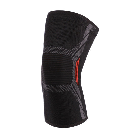 Nylon Sports Protective Gear Four-Way Stretch Knit Knee Pads, Size: S(Black Red) - Sports Safety by PMC Jewellery | Online Shopping South Africa | PMC Jewellery | Buy Now Pay Later Mobicred