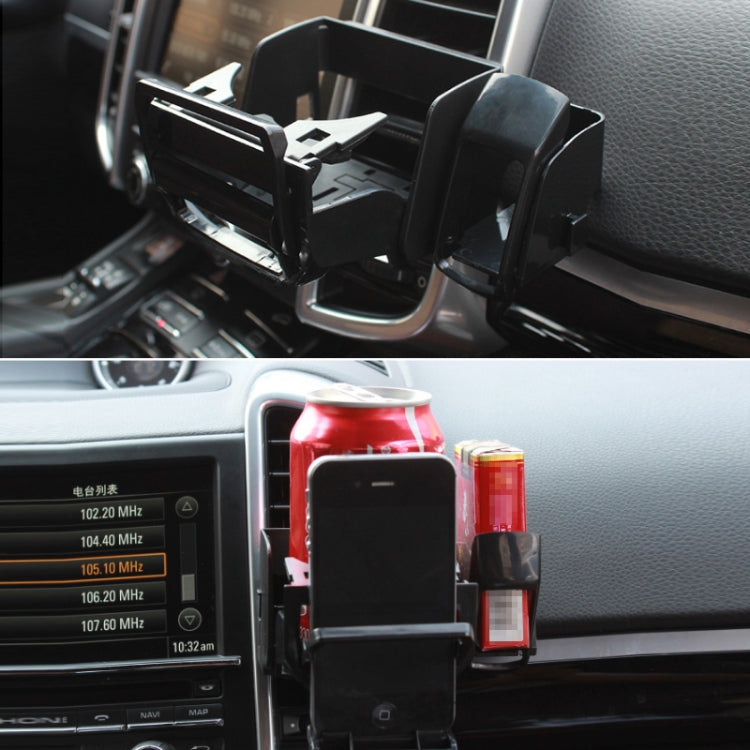 2 PCS SD-1012 Car Multifunctional Drink Holder Garbage Box(Silver) - Car Drink Holders by PMC TechLife | Online Shopping South Africa | PMC TechLife | Buy Now Pay Later Mobicred