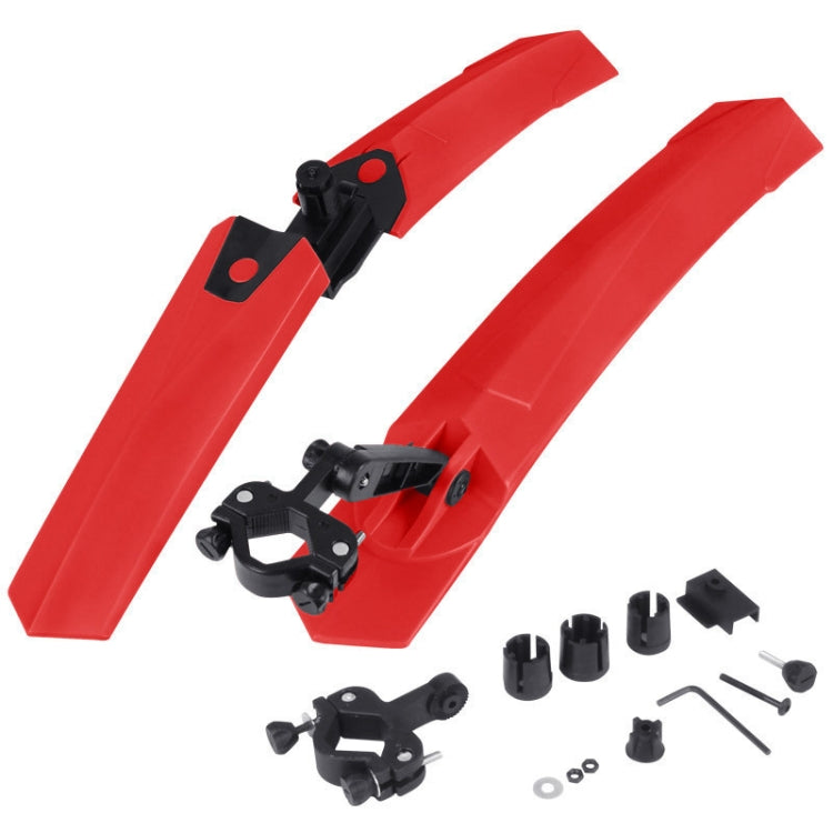 2632 Bicycle Quick Release Mudguards, Style: Ordinary (Red) - Mudguards by PMc TechLife | Online Shopping South Africa | PMc TechLife | Buy Now Pay Later Mobicred