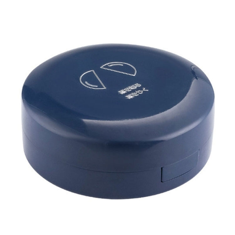 Double-layer Round Eight Grids Portable Medicine Box with Cutter(Blue) - free shipping - PMC TechLife - Order now!