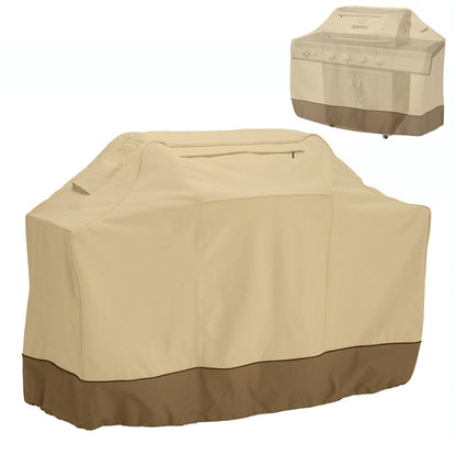 Oxford Cloth Waterproof Dustproof Barbecue Cover With Sundry Bag, Size: 145x61x117cm(Beige) - Dust Covers by PMC Jewellery | Online Shopping South Africa | PMC Jewellery