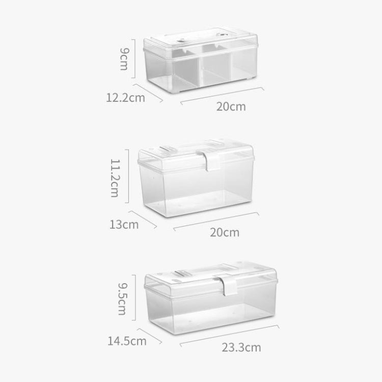 Portable Medicine Box Home Medicine Plastic Storage Box, Style: Long Large - free shipping - PMC TechLife - Order now!