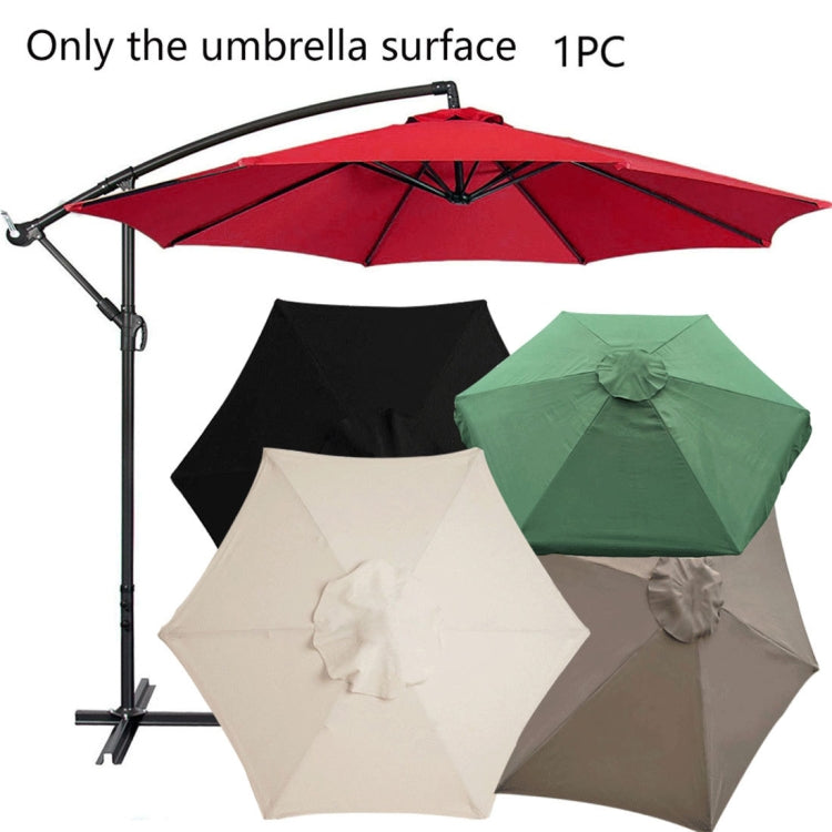 Polyester Parasol Replacement Cloth Round Garden Umbrella Cover, Size: Diameter 3m 6 Ribs(Big Red) - Patio Umbrella by PMc TechLife | Online Shopping South Africa | PMc TechLife | Buy Now Pay Later Mobicred