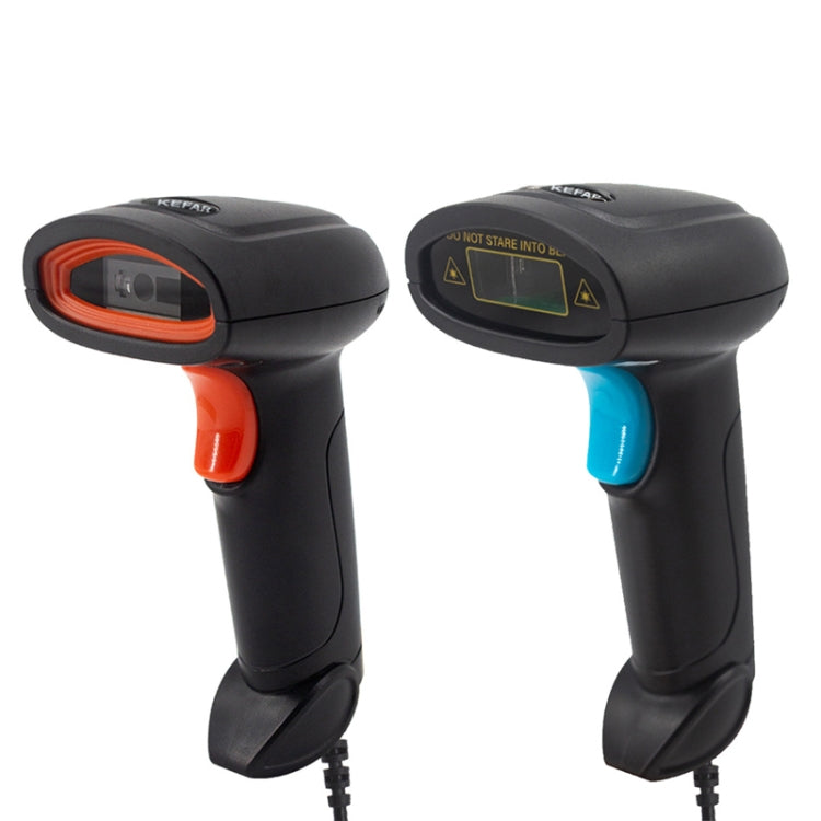 Kefar Supermarket Store Cashier Wired Red Light Scanner 1D Barcode - Barcode Scanner by PMC TechLife | Online Shopping South Africa | PMC TechLife | Buy Now Pay Later Mobicred