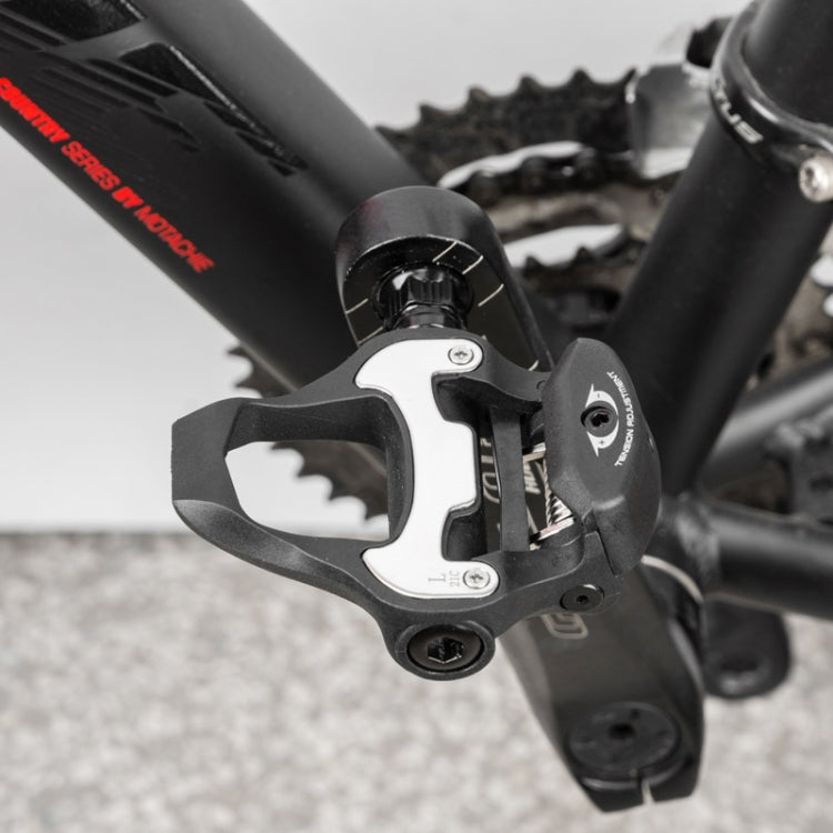 RACEWORK 01455 Road Bike Self-locking Pedals(Black) - Pedals by PMc TechLife | Online Shopping South Africa | PMc TechLife | Buy Now Pay Later Mobicred