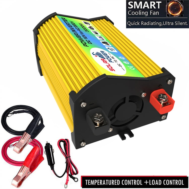 Saga Generation 1 Home Solar Generator Inverter+30A Controller+18W 12V Solar Panel, Specification: Yellow 12V To 220V - Modified Square Wave by PMC TechLife | Online Shopping South Africa | PMC TechLife | Buy Now Pay Later Mobicred