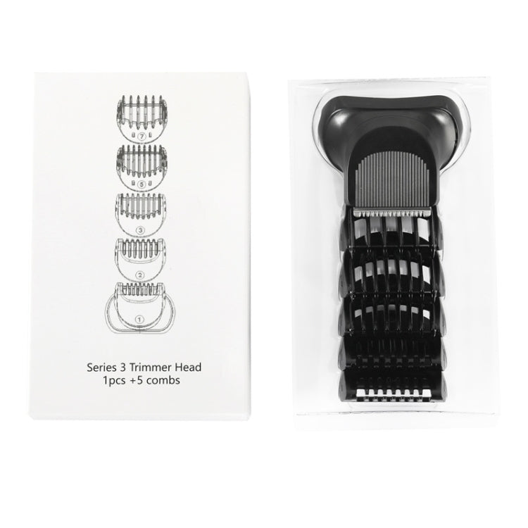 Electric Shaver 1 Head + 5 Combs For BRAUN 3 Series - Hair Trimmer by PMC Jewellery | Online Shopping South Africa | PMC Jewellery