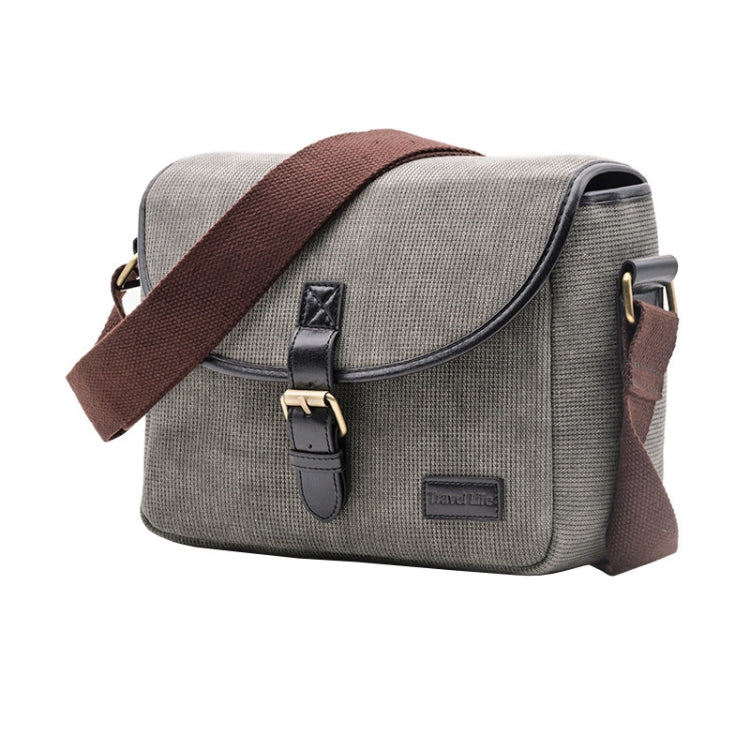 Casual SLR Camera Canvas Crossbody Bag(Gray) - Strap Satchel by PMC TechLife | Online Shopping South Africa | PMC TechLife | Buy Now Pay Later Mobicred