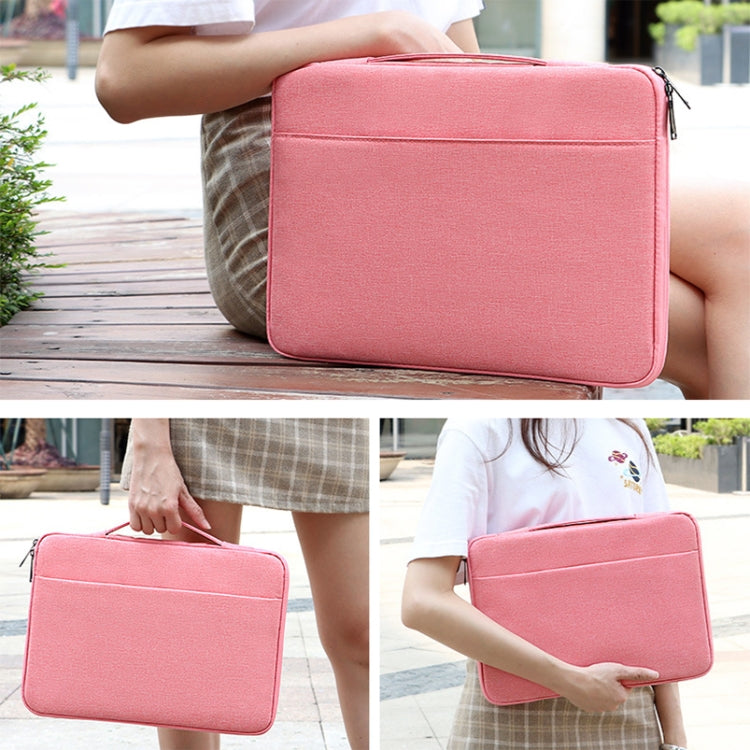 ND02 Waterproof Portable Laptop Case, Size: 15.6 inches(Beauty Pink) - 15.6 - 17 inch by PMC TechLife | Online Shopping South Africa | PMC TechLife | Buy Now Pay Later Mobicred