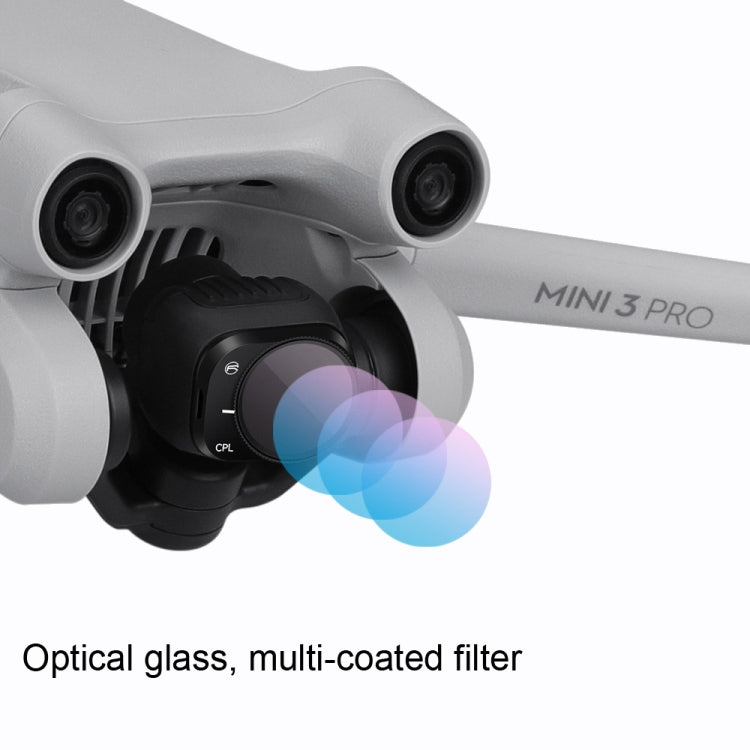 RCSTQ Aluminum Alloy Adjustable Filter Accessories for DJI Mini 3 Pro,Style: ND32 - Other by RCSTQ | Online Shopping South Africa | PMC TechLife | Buy Now Pay Later Mobicred