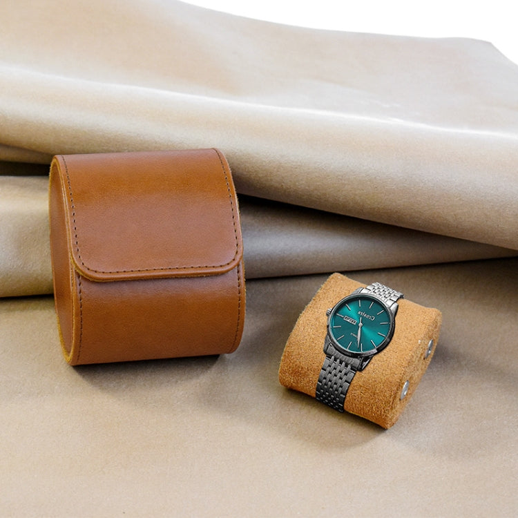 PU Leather Watch Protective Dustproof Display Box Portable Storage Box(Brown) - free shipping - PMc TechLife - Order now!