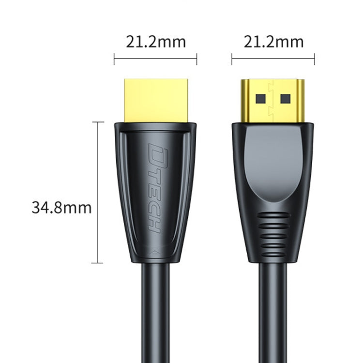 DTECH HDMI 2.0 HD Connection Cable 4K 60Hz Computer TV Connection Cable, Length: 10m - free shipping - PMC TechLife - Order now!