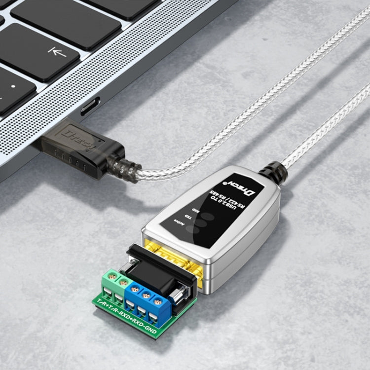 DTECH DT-5019 USB To RS485/422 Industrial Converter Serial Line Communication Adapter(1.2m) - free shipping - PMC TechLife - Order now!