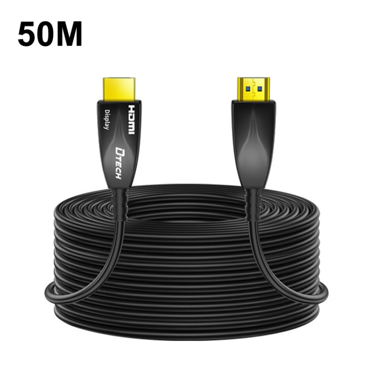 DTECH HDMI 2.0 Version Fiber Optical Line 4K 60Hz Large Screen TV Engineering Wiring, Length: 50m - free shipping - PMC Jewellery - Order now!