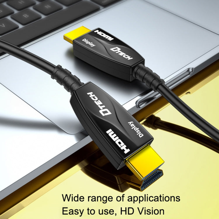 DTECH HDMI 2.0 Version Fiber Optical Line 4K 60Hz Large Screen TV Engineering Wiring, Length: 50m - free shipping - PMC Jewellery - Order now!