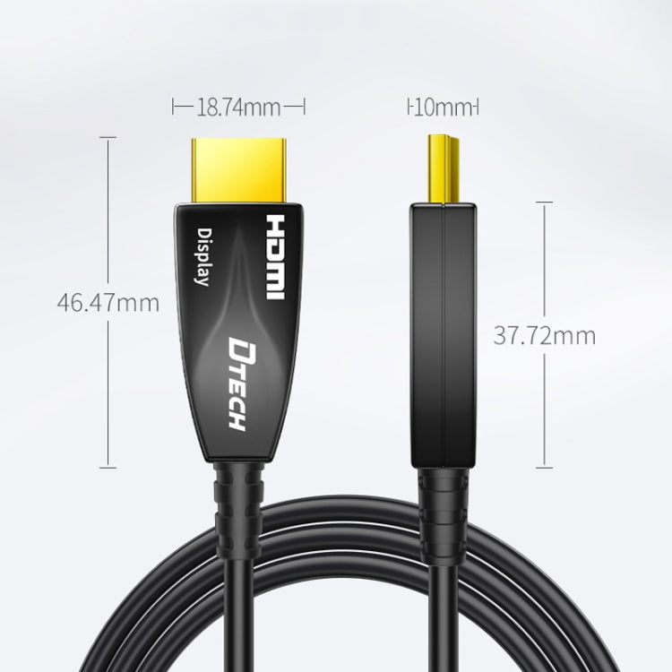 DTECH HDMI 2.0 Version Fiber Optical Line 4K 60Hz Large Screen TV Engineering Wiring, Length: 70m - free shipping - PMC Jewellery - Order now!