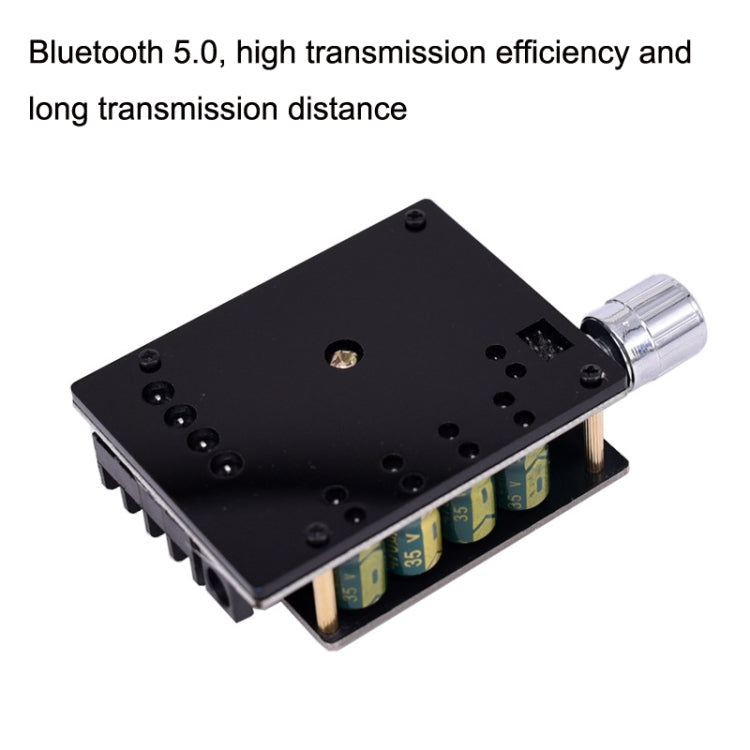 ZK-1002L Mini High Power Bluetooth Amplifier Board with Knob Adjust Volume Switch - Breadboard / Amplifier Board by PMC TechLife | Online Shopping South Africa | PMC TechLife