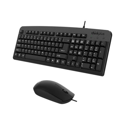 Lenovo Thinkplus USB Wired Office Keyboard And Mouse Set(KM130 Pro) - Wired Keyboard by Lenovo | Online Shopping South Africa | PMC Jewellery | Buy Now Pay Later Mobicred