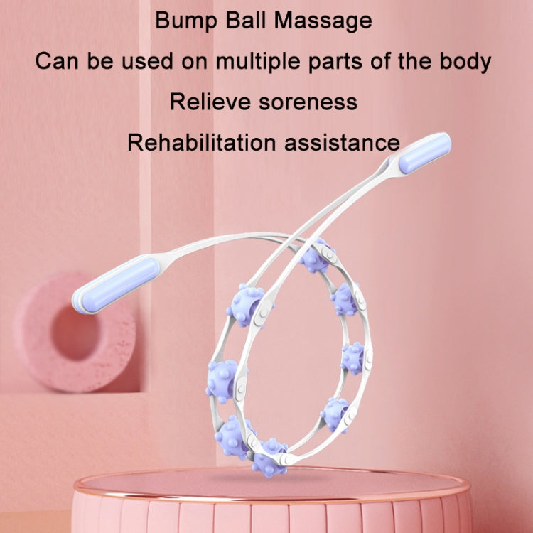 Shoulder Neck&Back Dredging Meridian Manual Roller Massager(Pink) - Massage & Relaxation by PMC TechLife | Online Shopping South Africa | PMC TechLife