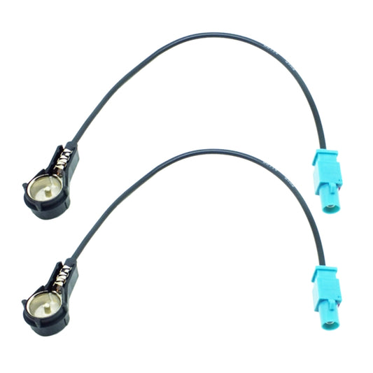 2 PCS Car ISO Female Port To FAKRA Audio Antenna Adapter Plug - Aerials by PMC Jewellery | Online Shopping South Africa | PMC Jewellery | Buy Now Pay Later Mobicred