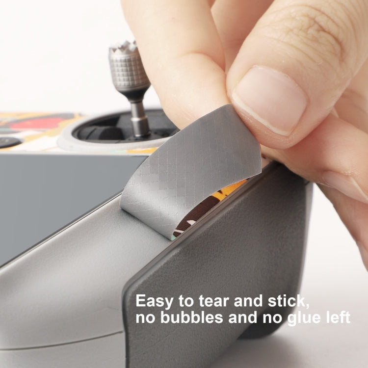 Sunnylife Drone+Remote Control Protective Sticker For DJI Mini 3 Pro RC Version(Carbon Black) - Stickers by Sunnylife | Online Shopping South Africa | PMC TechLife | Buy Now Pay Later Mobicred