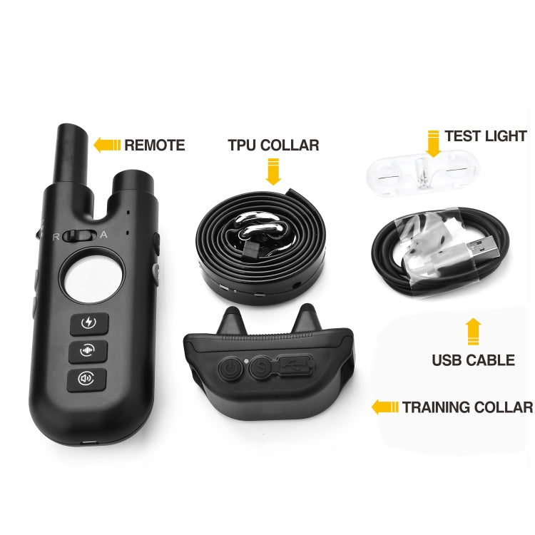 Intelligent Remote Control Dog Trainer Automatic Barking Stop Collar(Black) - Training Aids by PMC TechLife | Online Shopping South Africa | PMC TechLife | Buy Now Pay Later Mobicred