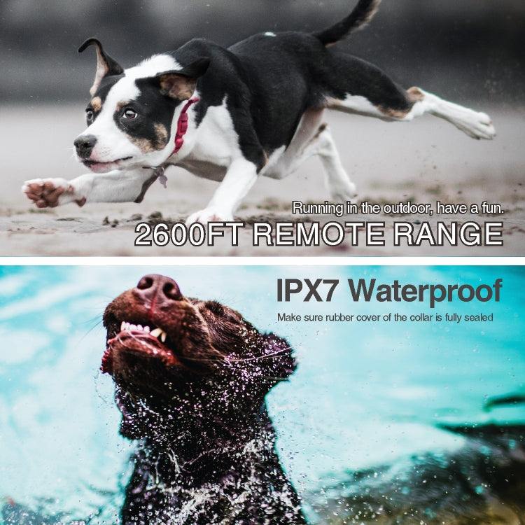 Intelligent Remote Control Dog Trainer Automatic Barking Stop Collar(Black) - Training Aids by PMC TechLife | Online Shopping South Africa | PMC TechLife | Buy Now Pay Later Mobicred